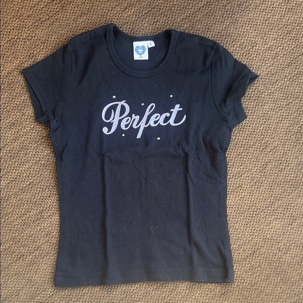 Next Era Black Graphic 'Perfect' Short Sleeve Tee
